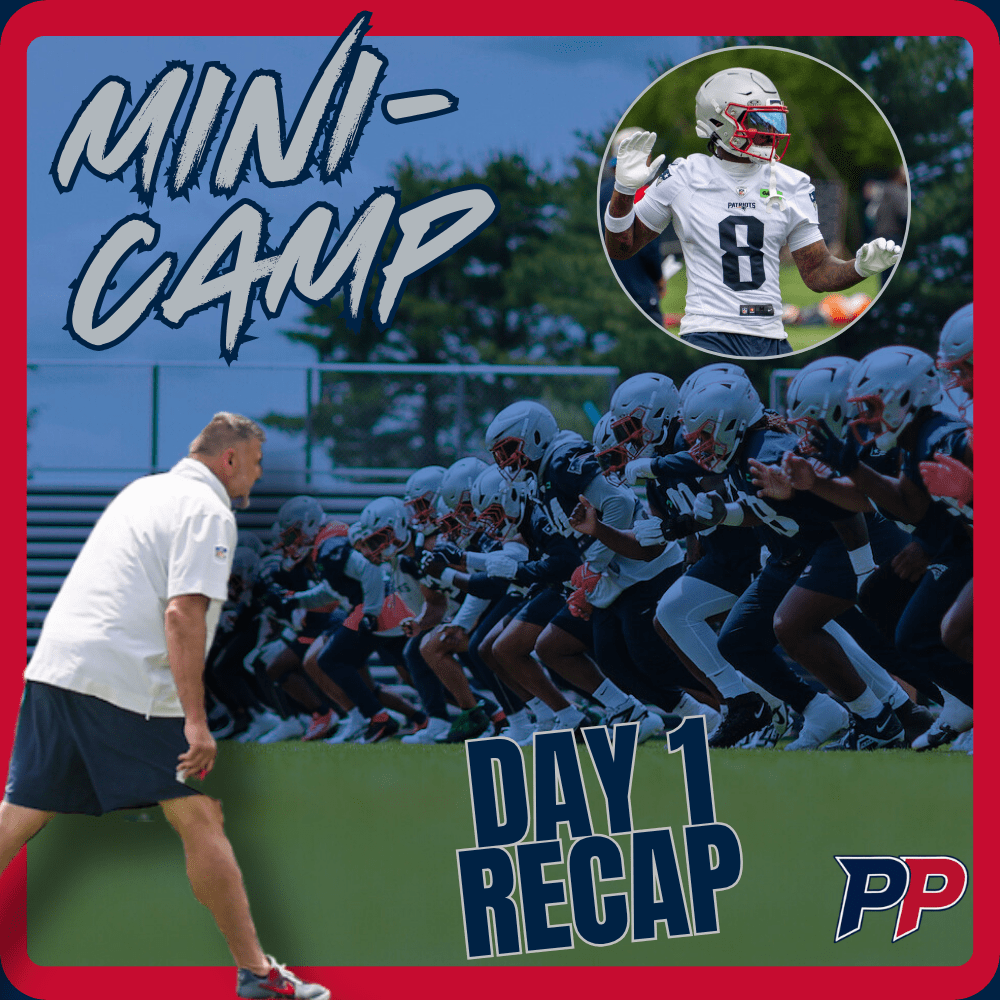 Patriots Minicamp Day 1 Recap: Drake Maye Sharp, Team Energy&nbsp;Great