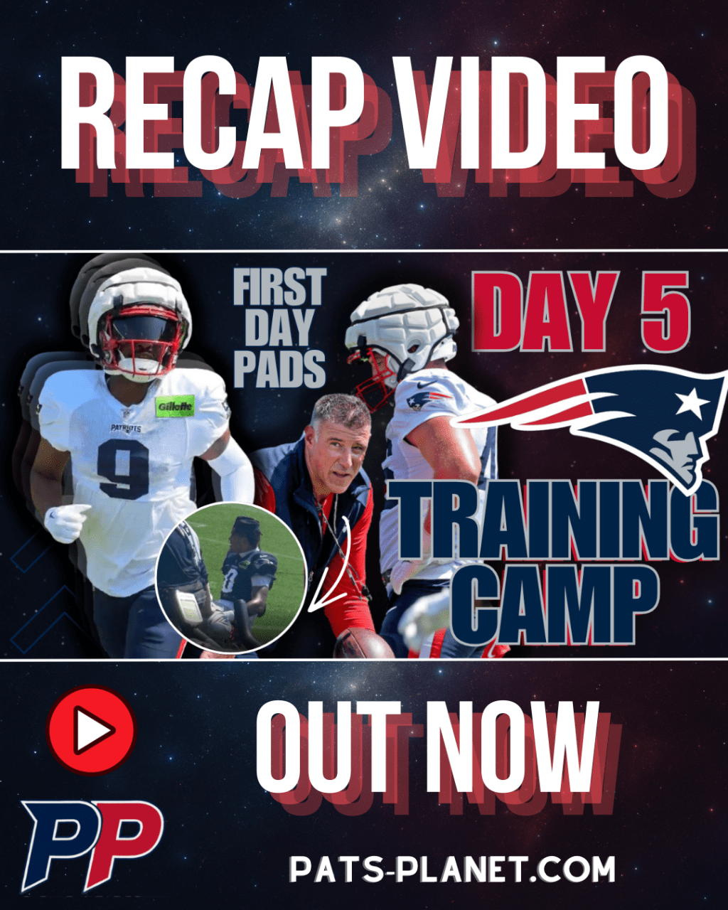 Patriots Training Camp: Day 5 Recap (1st Day Pads)