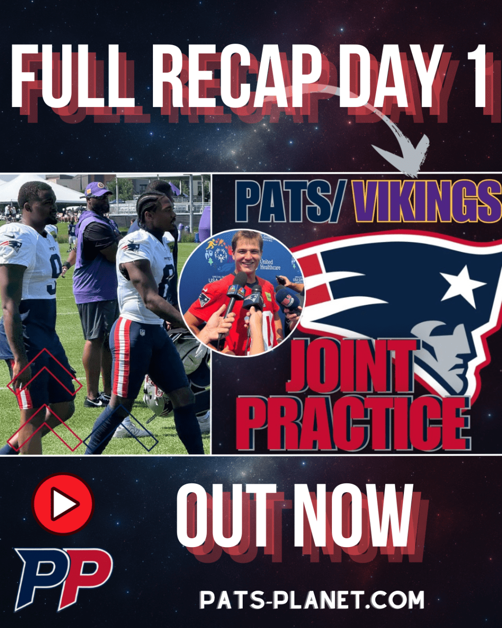 Patriots & Vikings Day 1 Joint Practice&nbsp;Recap