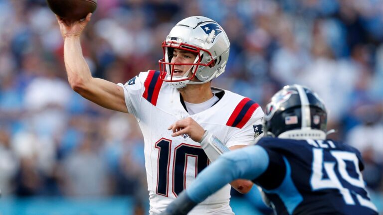 Drake Maye Sets Franchise Record in Week 7 Win Over&nbsp;Titans