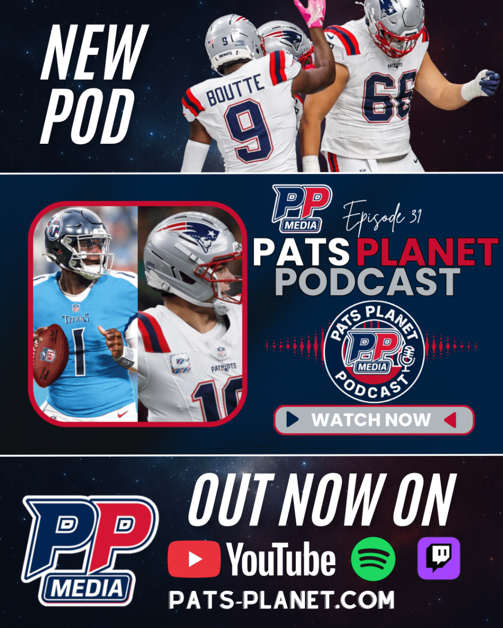 The Road Warriors On To Tennessee; Patriots/Titans [PPP&nbsp;#31]