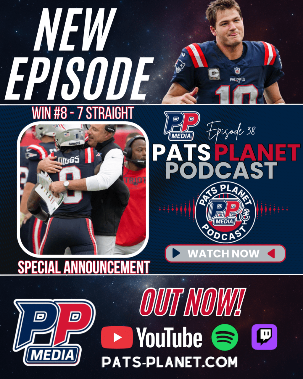Win Number Eight; Seven Straight (Pats Planet Podcast&nbsp;#38)