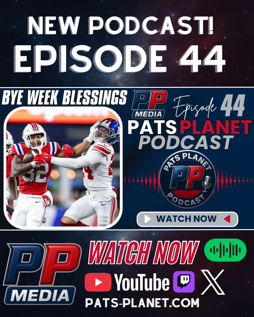 Bye Week Blessings! {Pats Planet Podcast&nbsp;#44}